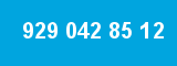 929 042 85 12 929 042 85 12
